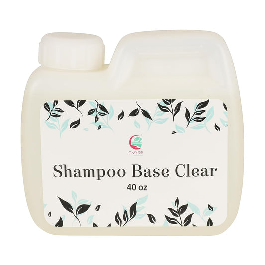 Shampoo Base Clear 40 fl oz (1.2L) | Make Your Own Shampoo | SLS and Paraben Free | Pearly White | Similar to Soap Base | By Yogi's Gift®