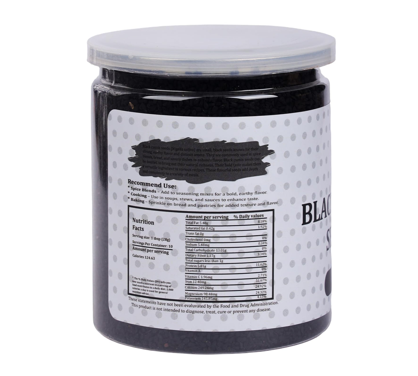 Black Cumin Seeds 10oz, Nigella Sativa, 100% Pure & Natural, Premium Quality Kalonji Seeds, Perfect for Seasoning, Cooking, Sprouting & Herbal Uses - By Yogiโs Giftยฎ