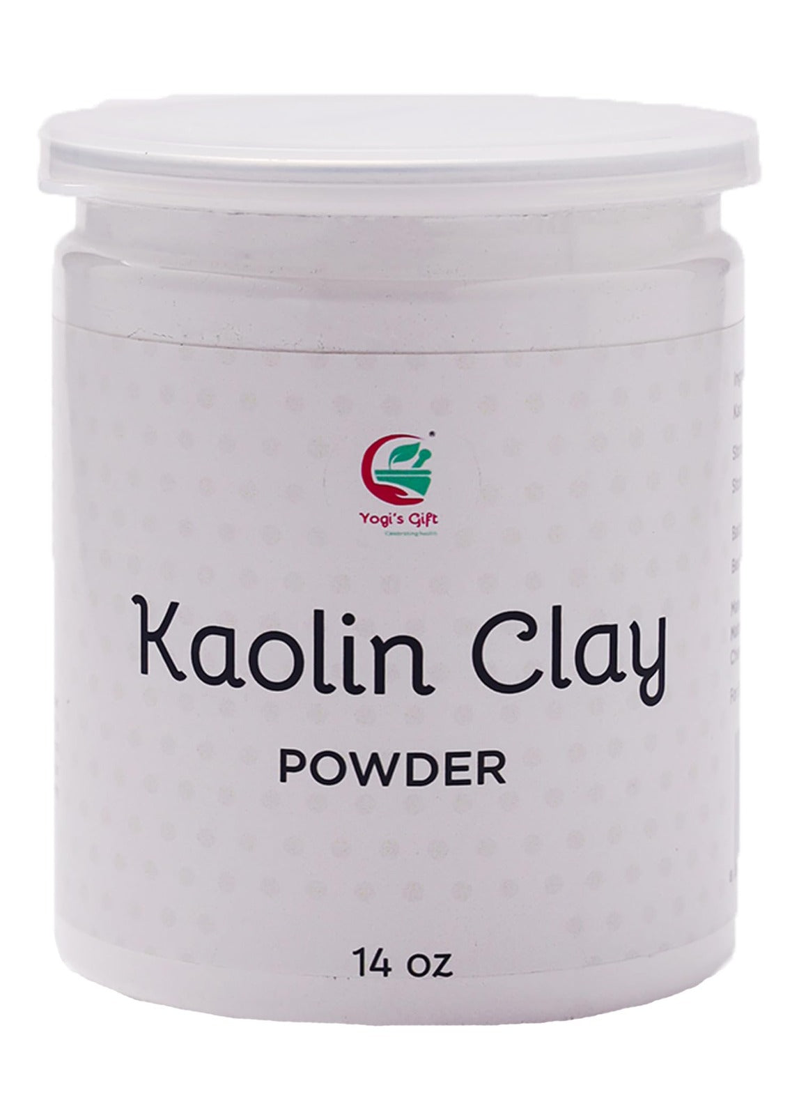 Kaolin Clay Powder | 14 oz | Clay For Soap Making, Face Cleansing And Face Mask | Yogi's Giftยฎ