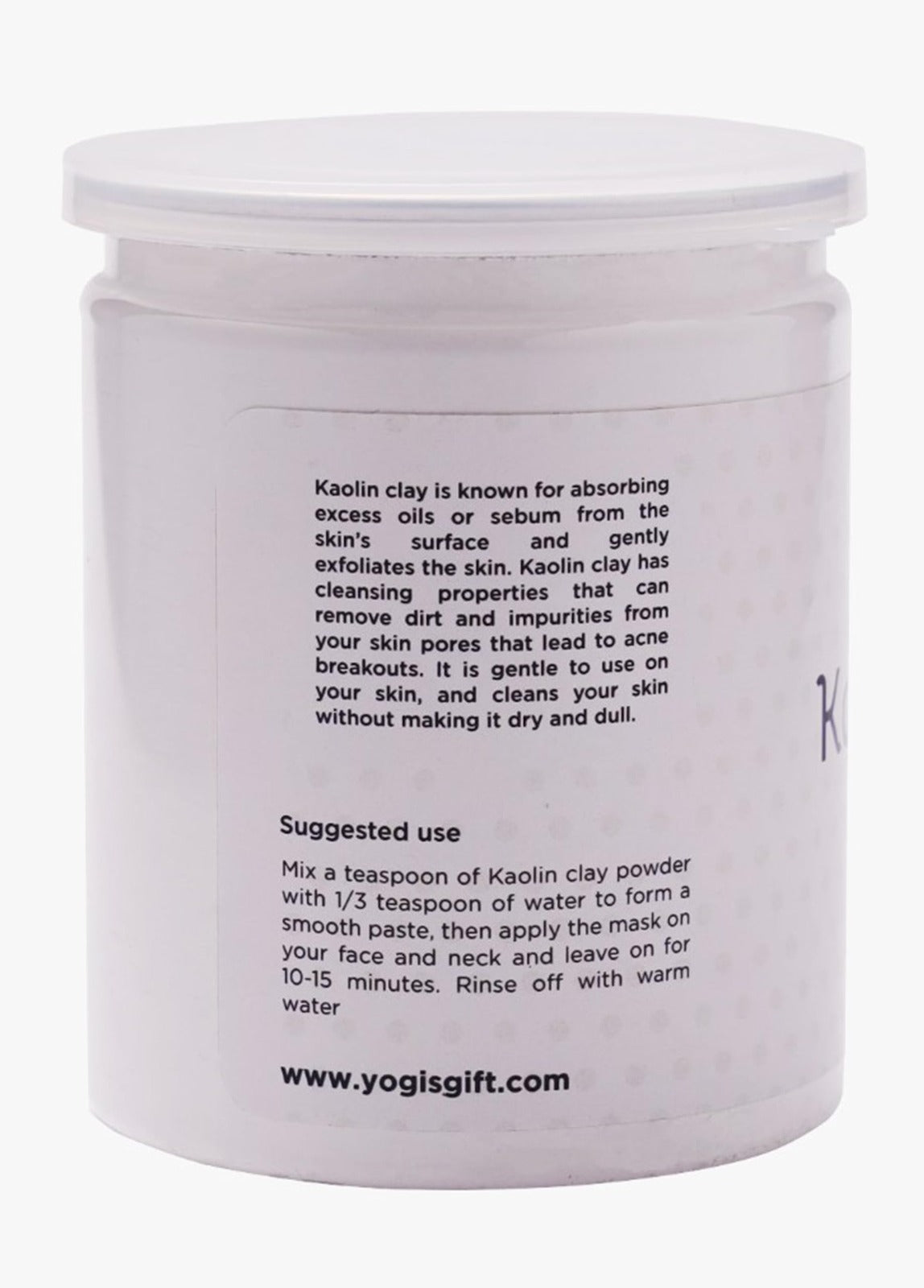 Kaolin Clay Powder | 14 oz | Clay For Soap Making, Face Cleansing And Face Mask | Yogi's Giftยฎ