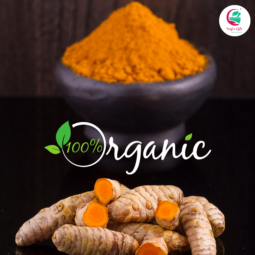 100 % Pure Wild Turmeric Powder For Face 8 Oz | Kasturi Manjal | Curcuma Aromatica | Amba haldi | Promotes Glowing Skin | Yogiโs Giftยฎ