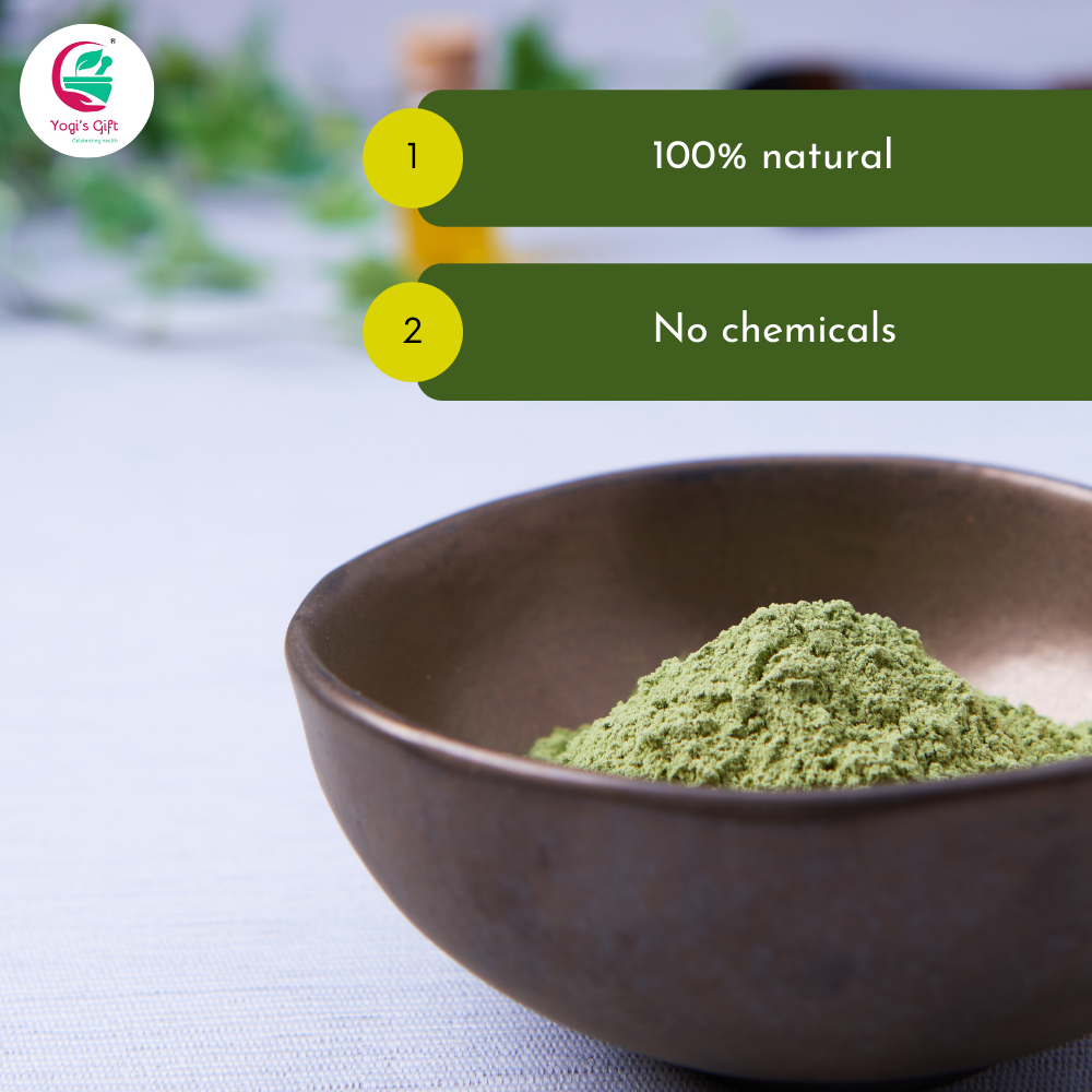 Sidr Leaf Powder 10 Oz | Organically grown Natural Herbal Hair Cleanser & Conditioner | Rejunivates Hair follicles | Hair Care Powder | Yogi's Gift®