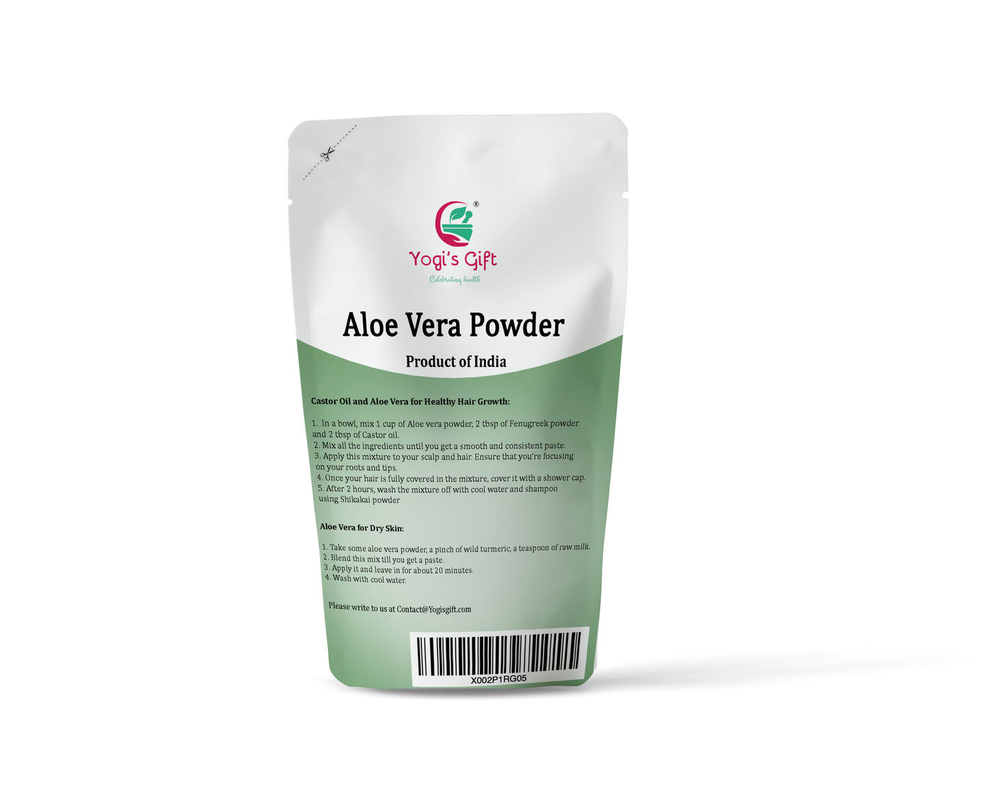 Aloe Vera Powder 8 oz | Moisturizing Face Mask For Dry Skin | Hair Mask for Hair Growth | Made from Pure & Organically Cultivated Aloevera