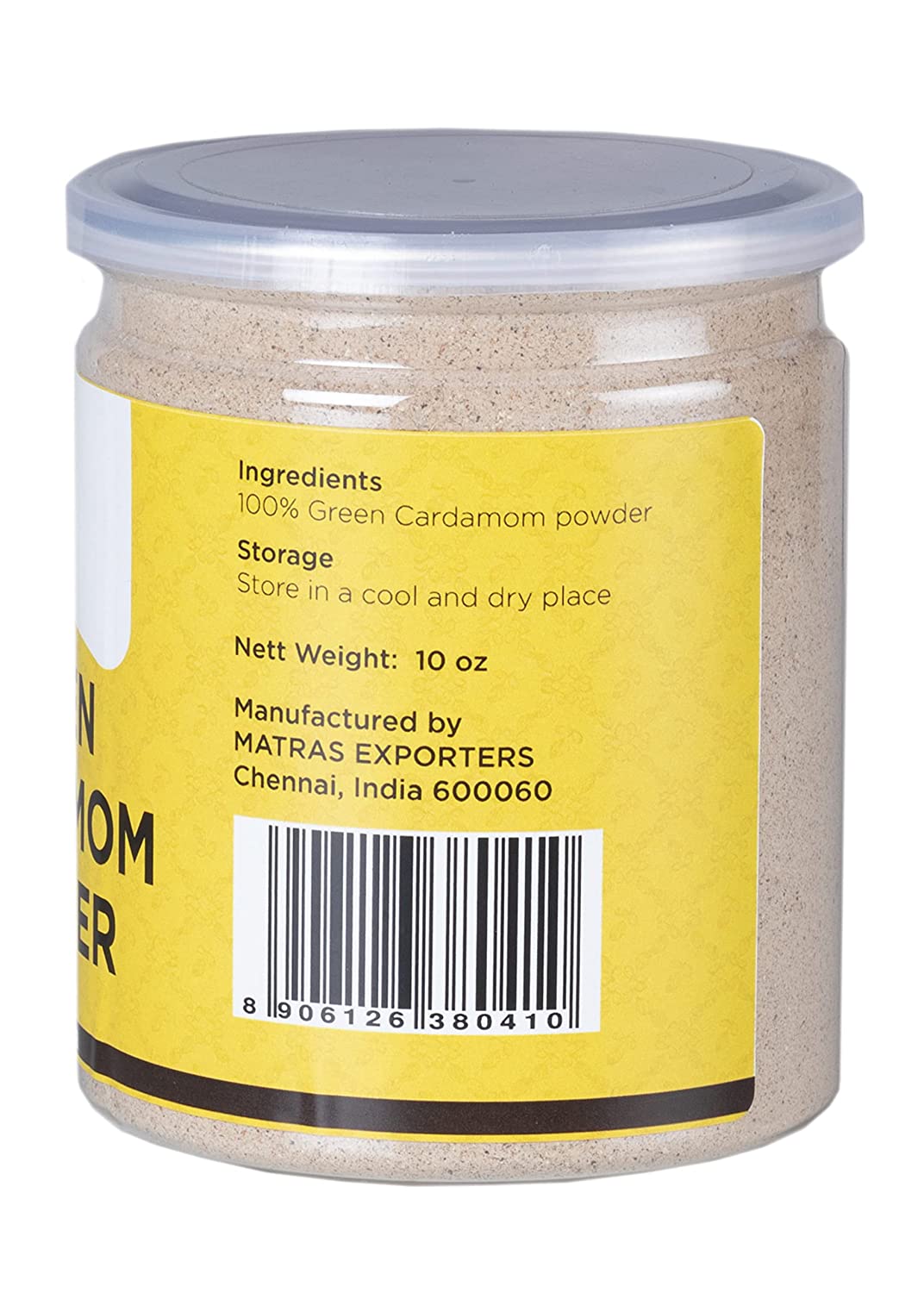 Green Cardamom Powder 10oz | Great Flavour & Aroma for Baking, Coffee,Tea and Curries | Cardamom Ground Powder from Fresh Cardamom Seeds| Yogi's Giftยฎ