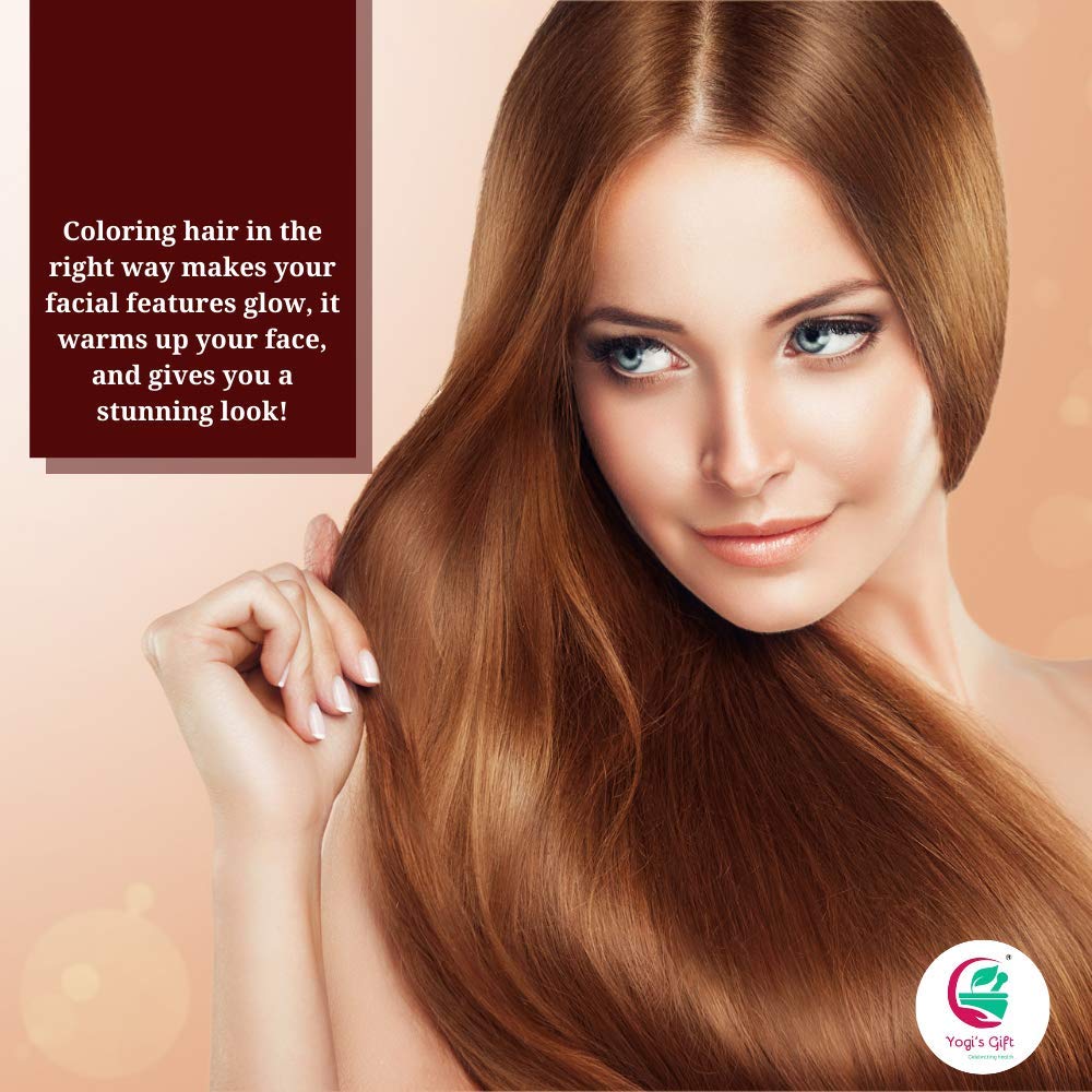 Henna Powder for Hair Color 500 Grams | Henna Hair Color | 100% Pure & Natural Red Hair Color | With FREE GLOVES and HEAD CAP
