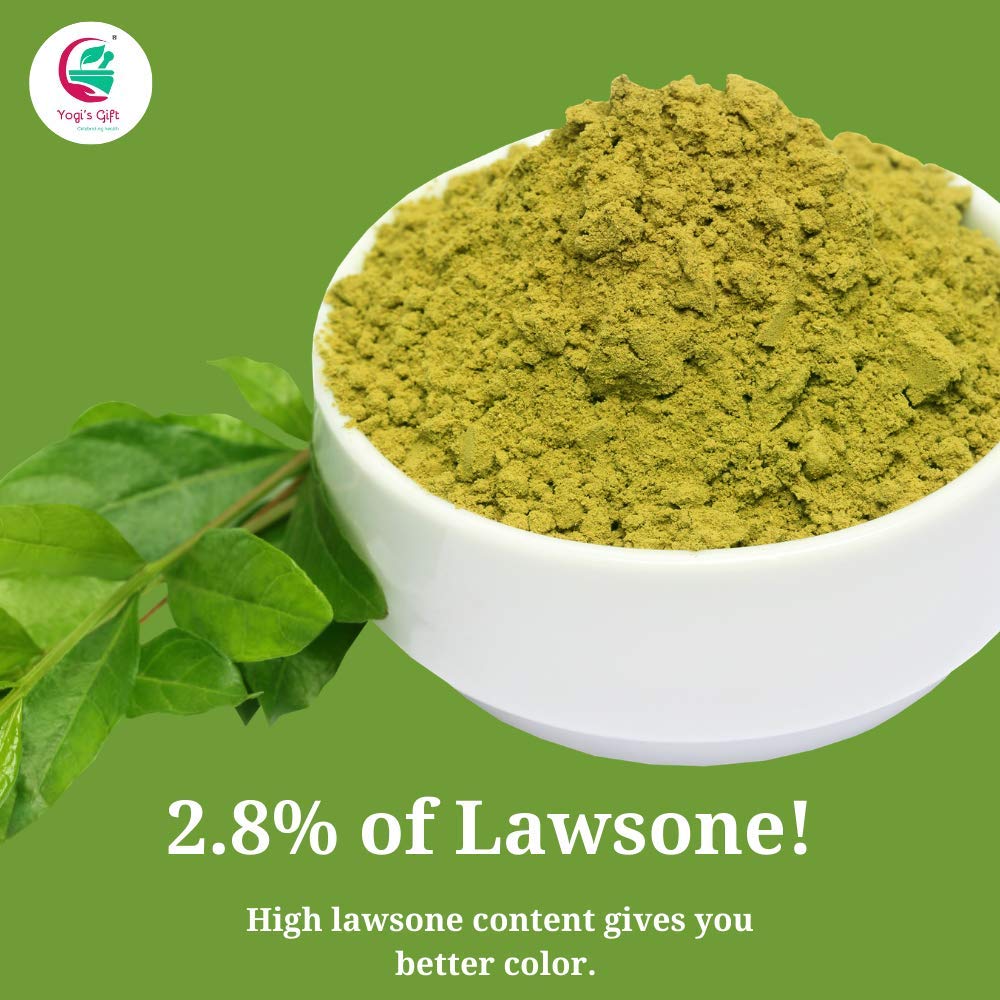 Henna Powder for Hair Color 500 Grams | Henna Hair Color | 100% Pure & Natural Red Hair Color | With FREE GLOVES and HEAD CAP