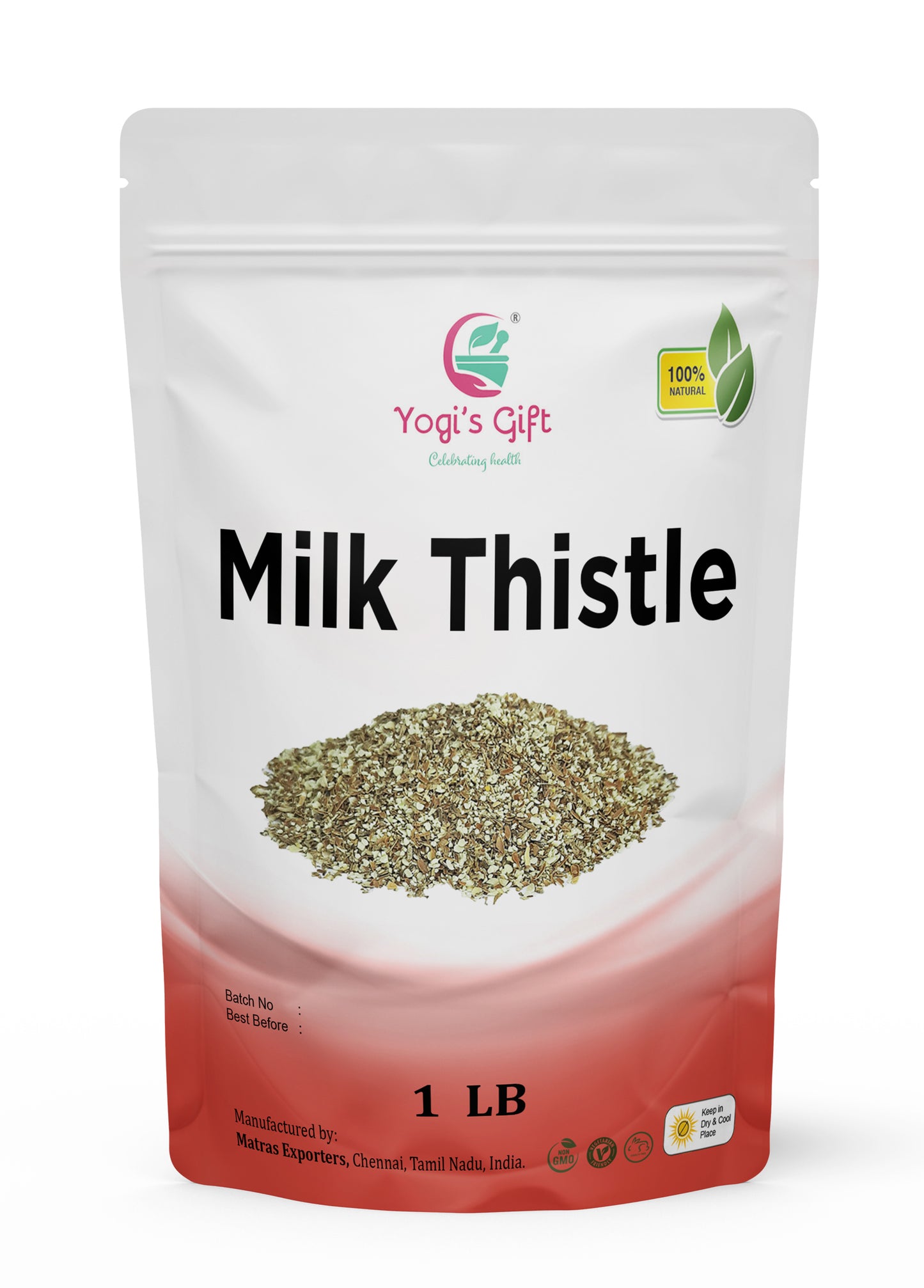 Milk Thistle Tea 1 LB | Promotes Liver Health | Loose Bulk Bag | Yogi's Giftยฎ
