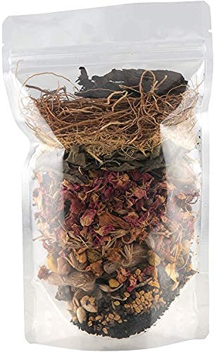 Yogi’s Gift | Organic Ayurvedic Herbal Hair oil mix | 18 Essential raw herbs for oil infusion | 100% natural Indian herbs