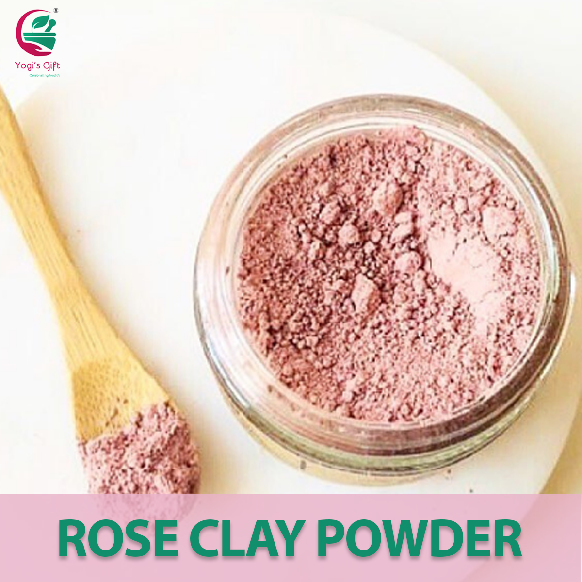 Pink Clay / Rose Clay Powder for Soap Making | 8 Oz | Fine, Gentle and Soothing Clay for Face Masks, Soaps and More | by Yogi's Gift Ā®