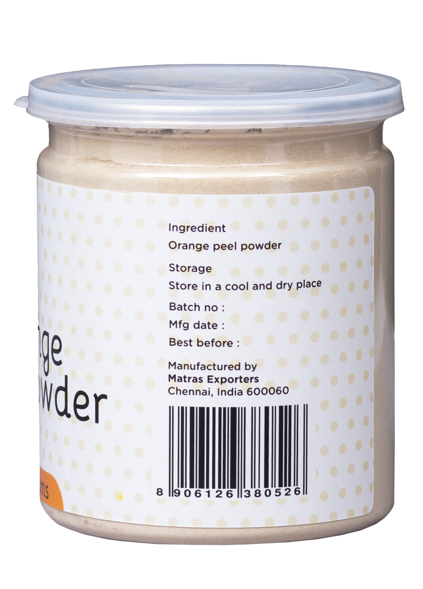 Orange peel powder 250 grams | 100% Natural care for Acne, Tan & Blackheads | Effective DIY face mask ingredient | Rich in Vitamin C | Helps get a glowing skin | by Yogi's Giftยฎ