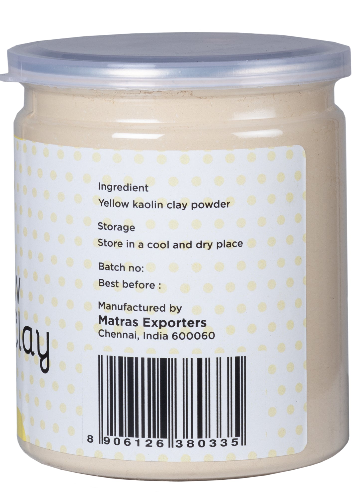 Kaolin Clay Powder | 14 oz | Clay For Soap Making, Face Cleansing And Face Mask | Yogi's Giftยฎ