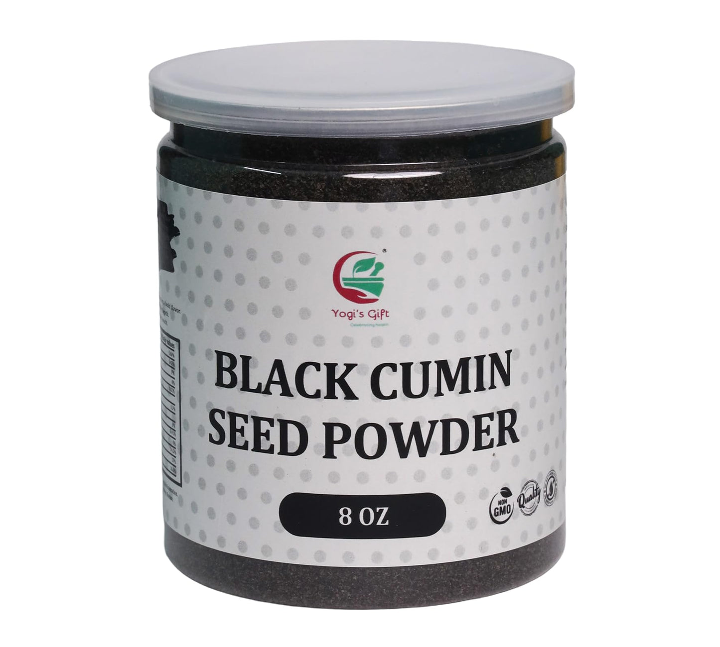 Yogi's Gift Black Cumin Seed Powder 8 oz, Ground Nigella Sativa, Kalonji, Comino Negro en Polvo for Cooking, Smoothies, and Natural Flavor Boost, Long-Lasting Aroma