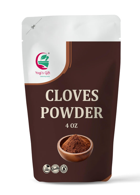 Clove Powder 4 oz – Ground Cloves Spice for Cooking, Baking & Tea – 100% Pure and Natural Cloves Powder – Finely Ground Clove for Rich Aroma & Flavor – By Yogi’s Gift®