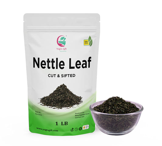 Stinging Nettle Leaves Dried 1 Lb | Cut and Sifted | Loose Nettle Leaf Herb Bulk | Non- Gmo, Ethically sourced | By Yogi's Gift®