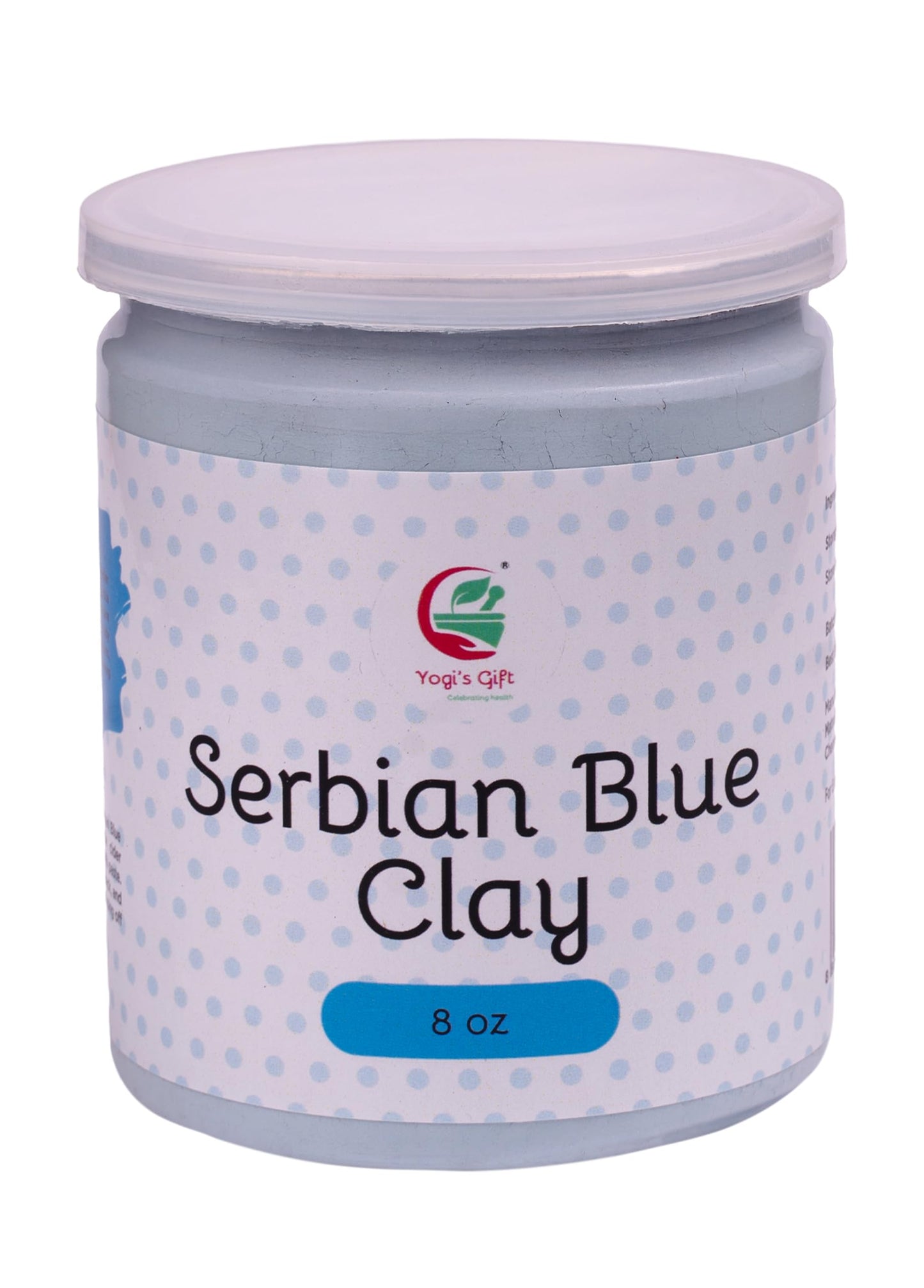 Serbian Blue Clay Powder 8 oz (227g) - 100% Natural Cambrian Clay For Skin & Soap Making - By Yogi's Gift®