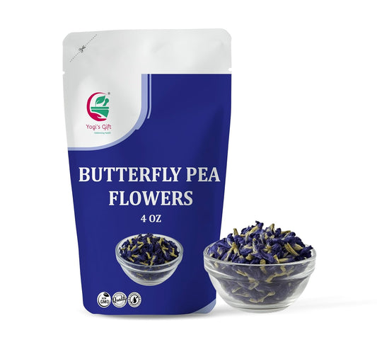 Butterfly Pea Flower Dried 4oz (300+ Cups) | Blue Butterfly Pea Flower Tea | Beautiful Blue Or Purple Food Coloring