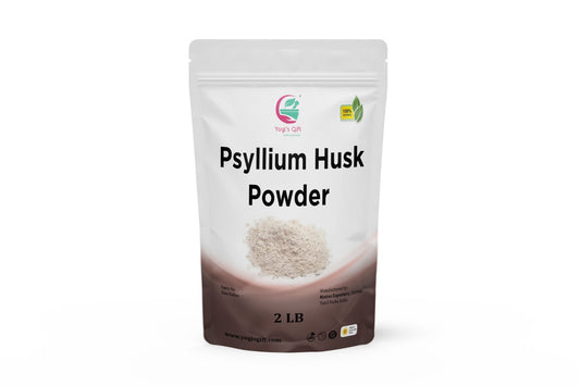Psyllium Husk Powder 2 lb | Soluble Fiber Supplement | Keto Friendly | Use in Smoothies, Cooking and Baking | Unflavored, Fine Ground, 100% Natural, Non GMO | by Yogi's Gift®