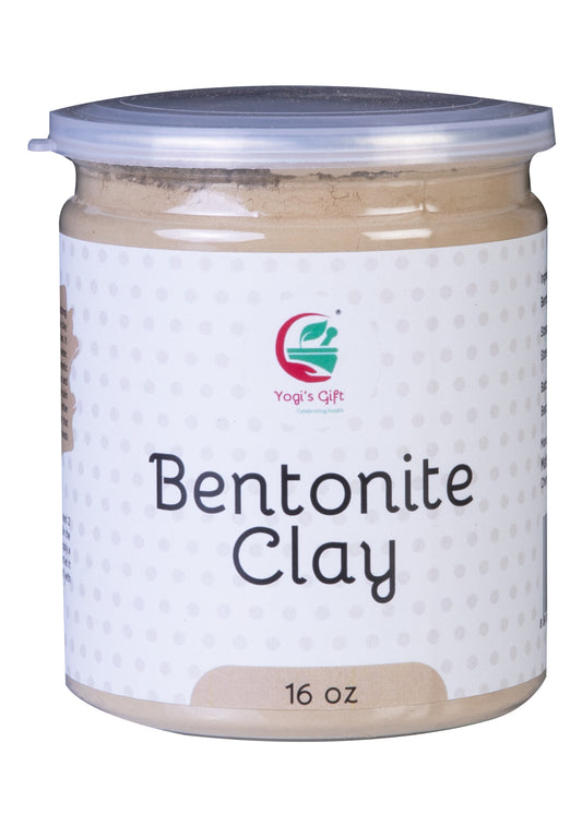 Bentonite Clay Powder 16 oz | 100% Pure Clay For Face Mask & Soap Making | Yogi's Gift®