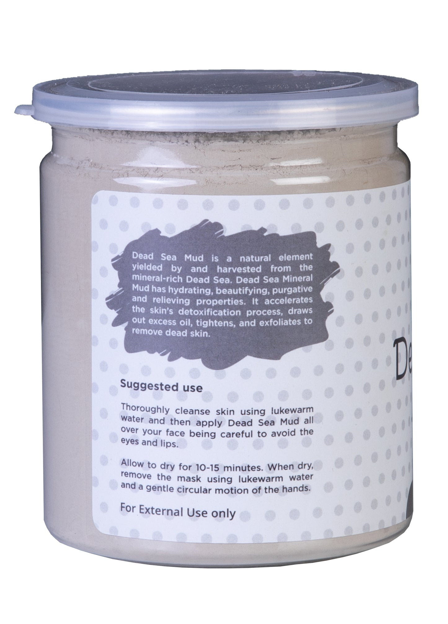 Dead Sea Mud 1 Pound | Detoxifies and Exfoliates The Skin | 100% Pure and 100% Natural | Clears Acne, Dark Spots & Anti-Aging | Yogi's Gift®