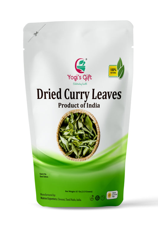 Dried Curry Leaves 0.7 Oz | Aromatic Flavor | Kari Patta | Tray Dried Cury Leaves | Whole Herb to Flavor all Food | Gluten Free Natural Herbs