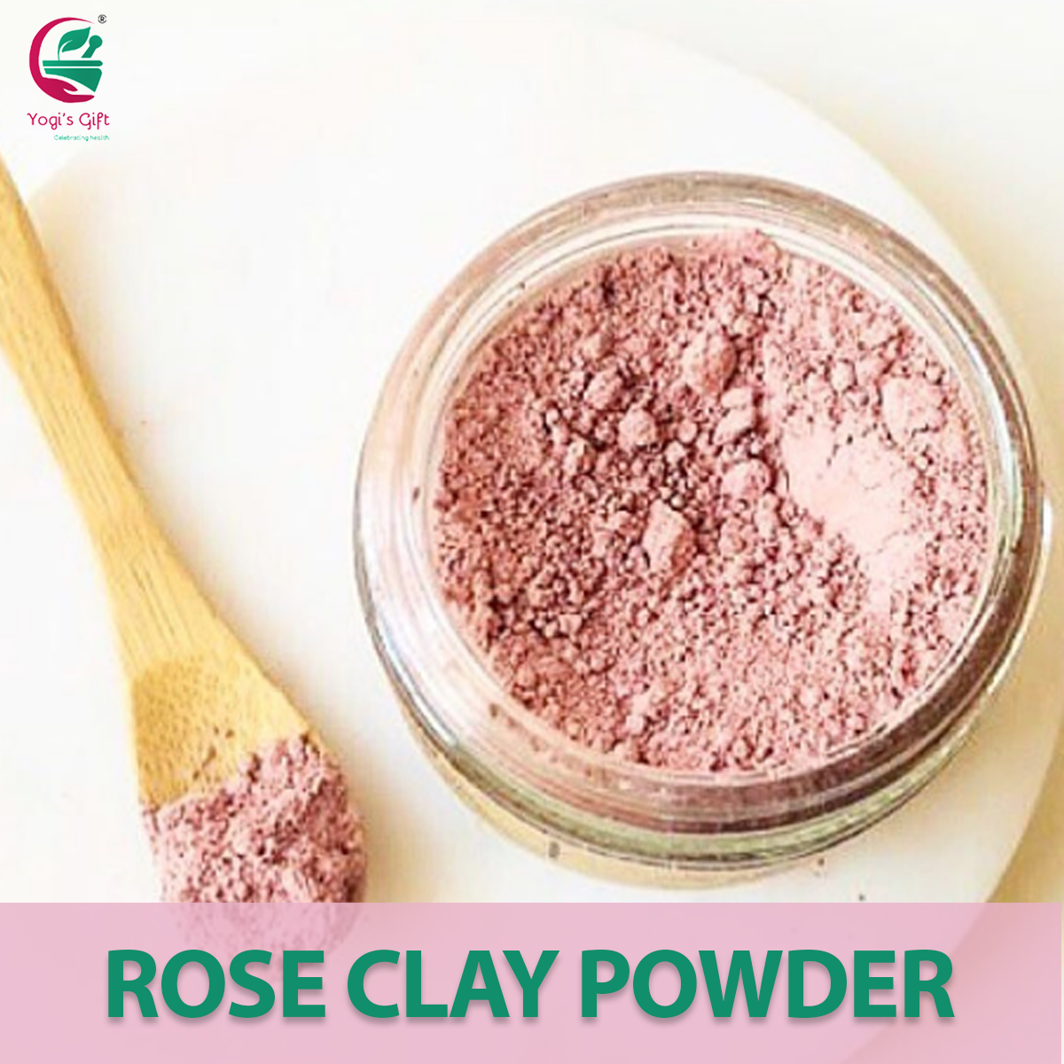 Pink Clay / Rose Clay Powder for Soap Making | 8 Oz | Fine, Gentle and Soothing Clay for Face Masks, Soaps and More | by Yogi's Gift ®
