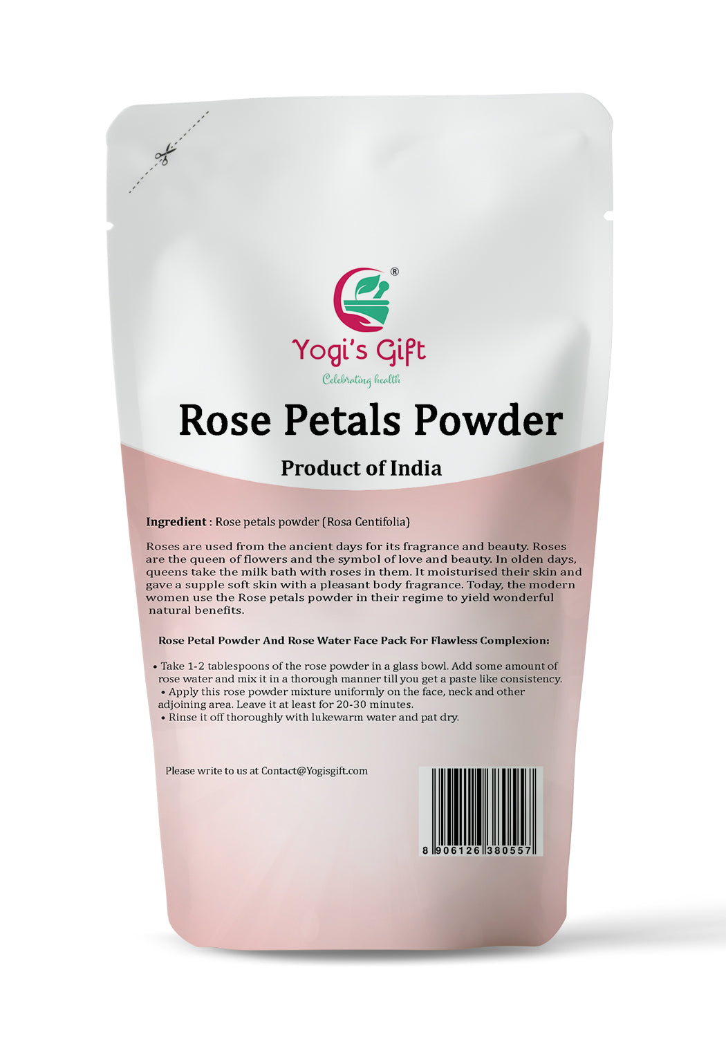 Rose Petal Powder, 250 grams