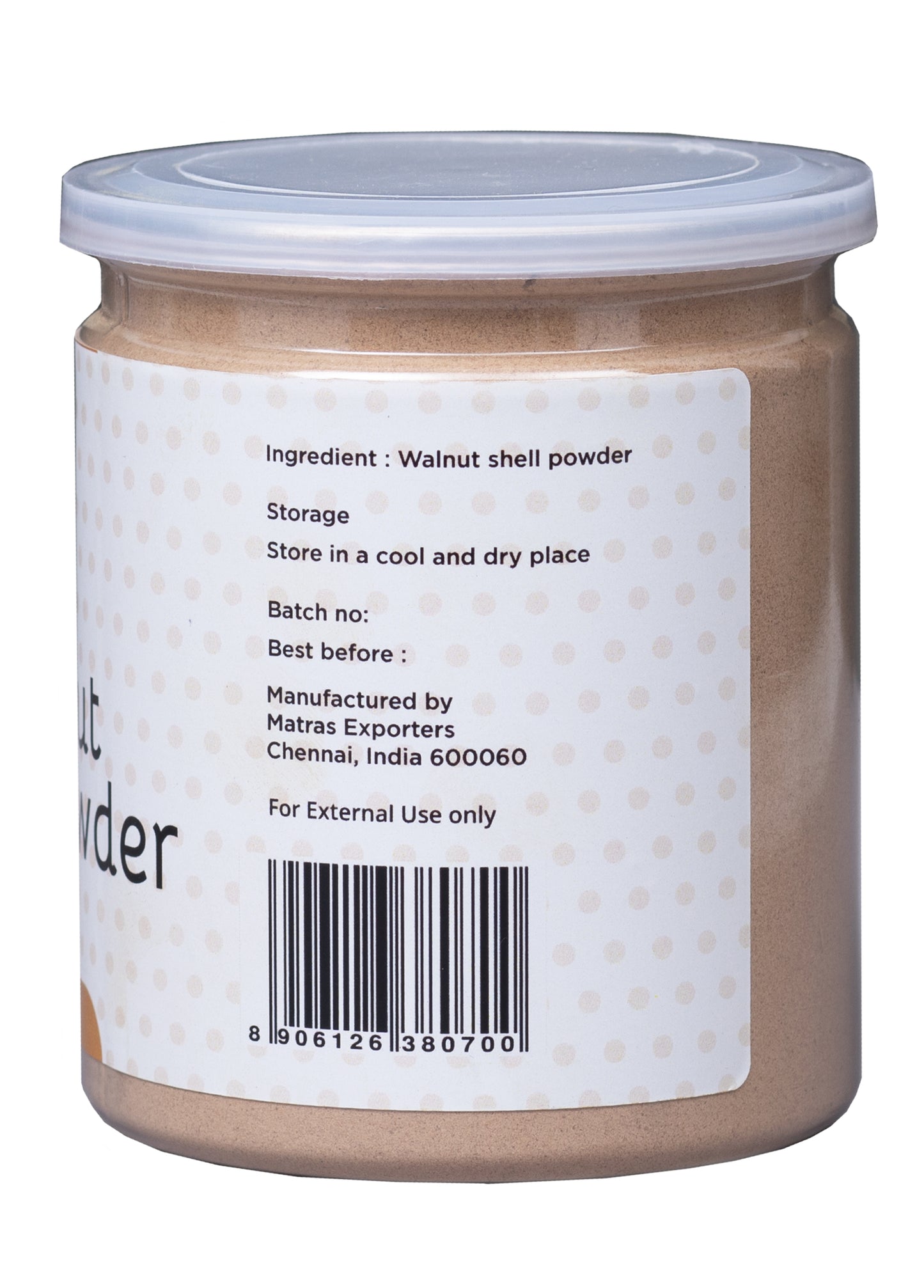 Ground Walnut Shells  8 oz / Walnut Shell Powder  | Great for Face Scrub | Natural Exfoliant for Soap Making | Yogi's Gift®