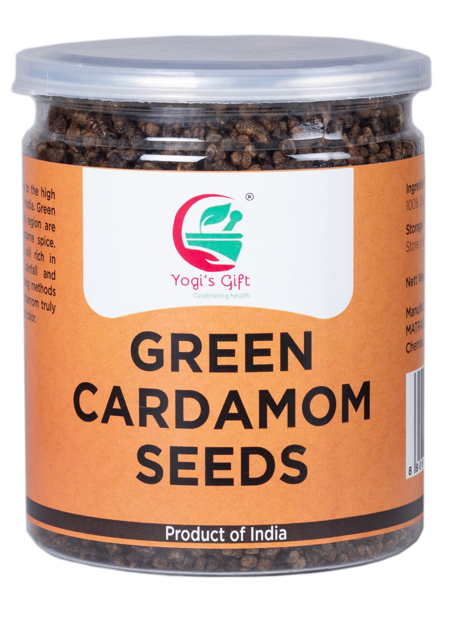 Cardamom Seeds | 10 oz | Fresh & Fragrant Rich Cardamon Seeds | Great for Coffee, Tea, Desserts and Baking | Yogi's Gift®
