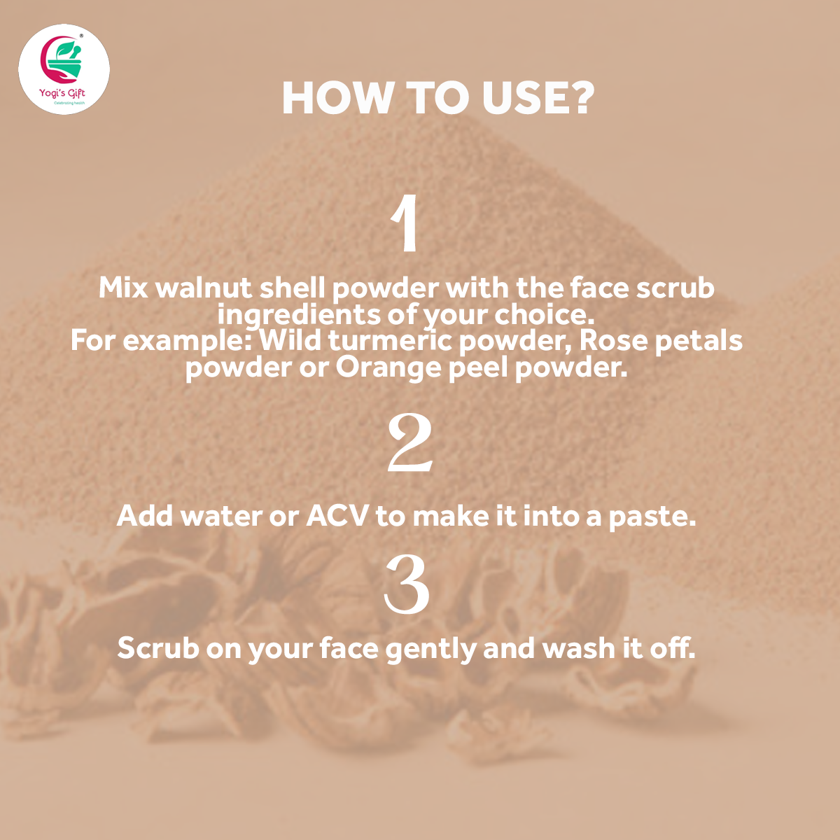 Ground Walnut Shell Powder Ground Walnut Shells 8 oz / Walnut Shell Powder | Great for Face Scrub ...